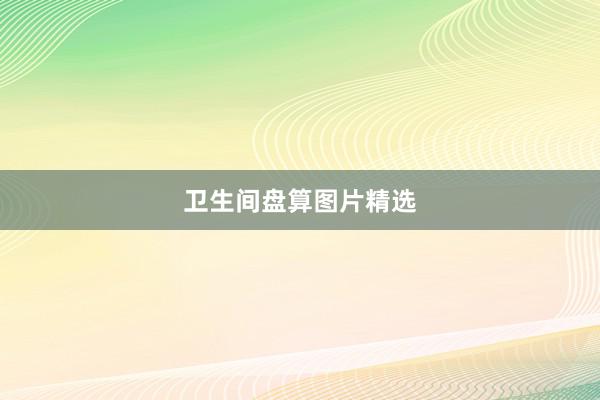卫生间盘算图片精选